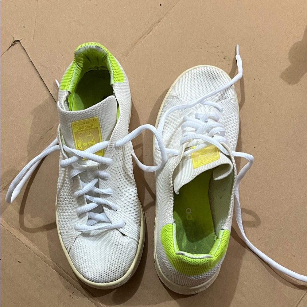Adidas Stan Smith White and green Sneakers